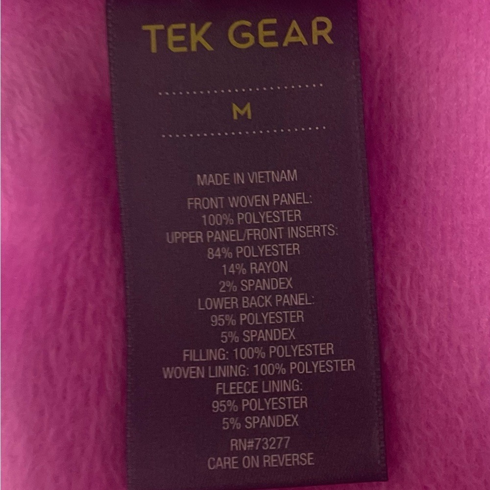 Tek Gear Barbie Pink Woven Panel Training Vest Women's Medium NWT - Picture 9 of 12